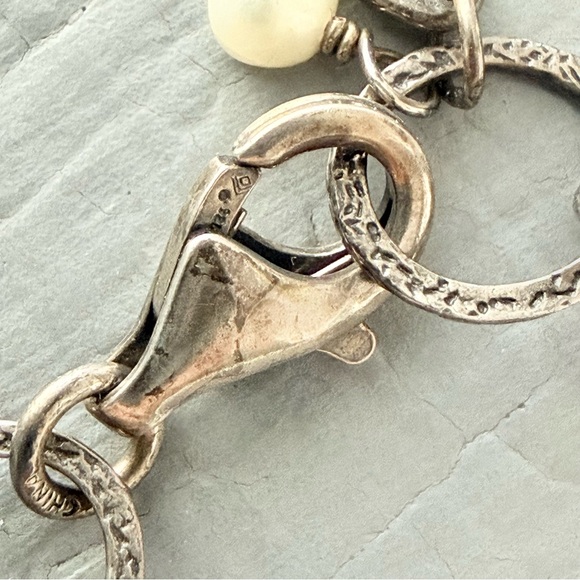 Silpada 925 Sterling Silver & Pearls Multi Strand Bracelet - Picture 5 of 10